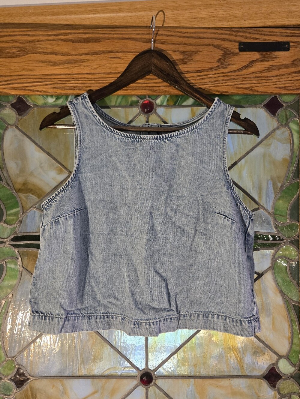 Gap Denim Crop Tank - M